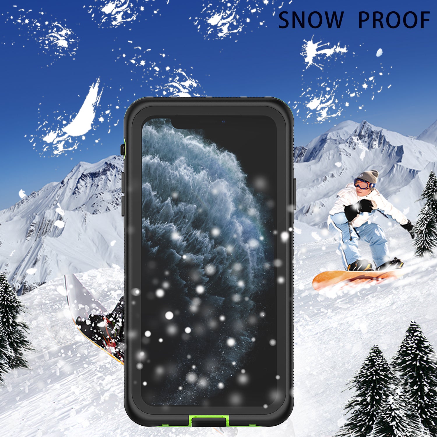 Til iPhone 11 Pro Max undervandsdykning beskyttende etui TPU PC PET IP68 vandtæt telefoncover Til iPhone 11 Pro Max undervandsdykning beskyttende etui TPU PC PET IP68 vandtæt telefoncover